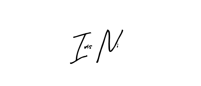 Similarly Arty Signature is the best handwritten signature design. Signature creator online .You can use it as an online autograph creator for name Iris Ni. Iris Ni signature style 8 images and pictures png