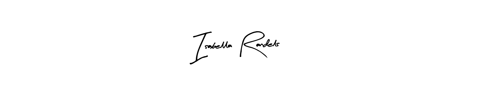 Use a signature maker to create a handwritten signature online. With this signature software, you can design (Arty Signature) your own signature for name Isabella Randels. Isabella Randels signature style 8 images and pictures png