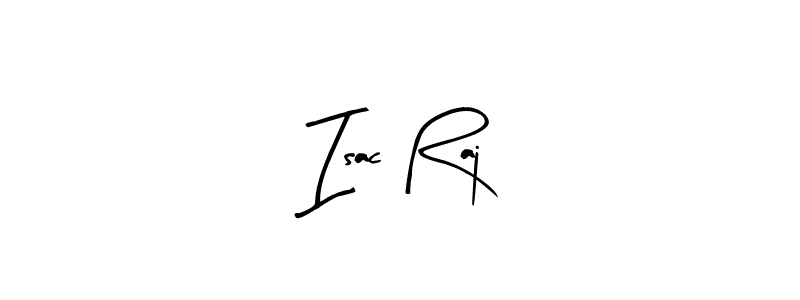 Create a beautiful signature design for name Isac Raj. With this signature (Arty Signature) fonts, you can make a handwritten signature for free. Isac Raj signature style 8 images and pictures png