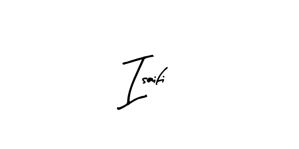 Create a beautiful signature design for name Isaifi. With this signature (Arty Signature) fonts, you can make a handwritten signature for free. Isaifi signature style 8 images and pictures png