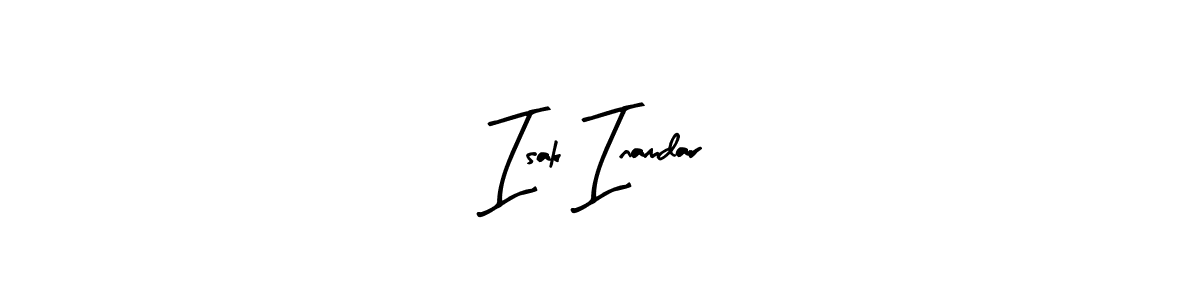The best way (Arty Signature) to make a short signature is to pick only two or three words in your name. The name Isak Inamdar include a total of six letters. For converting this name. Isak Inamdar signature style 8 images and pictures png