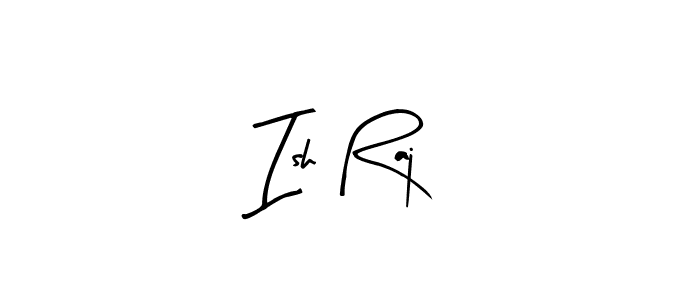 Design your own signature with our free online signature maker. With this signature software, you can create a handwritten (Arty Signature) signature for name Ish Raj. Ish Raj signature style 8 images and pictures png