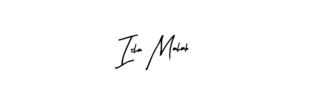 Best and Professional Signature Style for Isha Mahak. Arty Signature Best Signature Style Collection. Isha Mahak signature style 8 images and pictures png