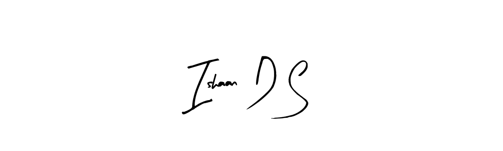 The best way (Arty Signature) to make a short signature is to pick only two or three words in your name. The name Ishaan D S include a total of six letters. For converting this name. Ishaan D S signature style 8 images and pictures png