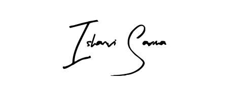 Make a beautiful signature design for name Ishanvi Sarma. With this signature (Arty Signature) style, you can create a handwritten signature for free. Ishanvi Sarma signature style 8 images and pictures png
