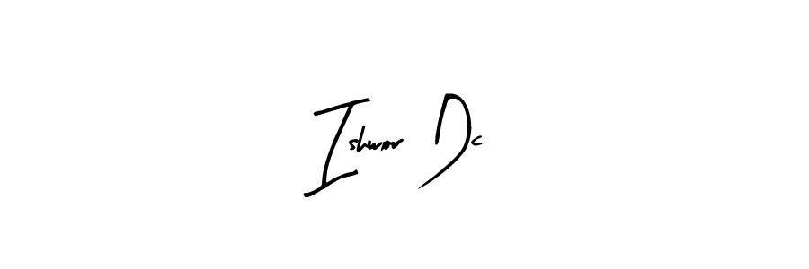 Make a beautiful signature design for name Ishwor Dc. With this signature (Arty Signature) style, you can create a handwritten signature for free. Ishwor Dc signature style 8 images and pictures png