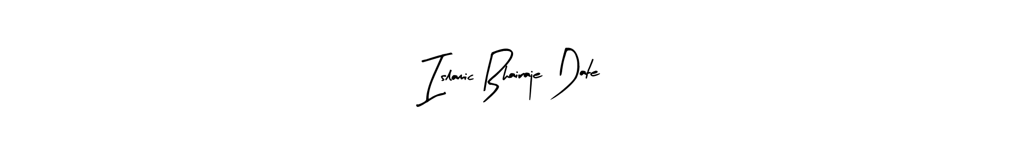 Similarly Arty Signature is the best handwritten signature design. Signature creator online .You can use it as an online autograph creator for name Islamic Bhairaje Date. Islamic Bhairaje Date signature style 8 images and pictures png