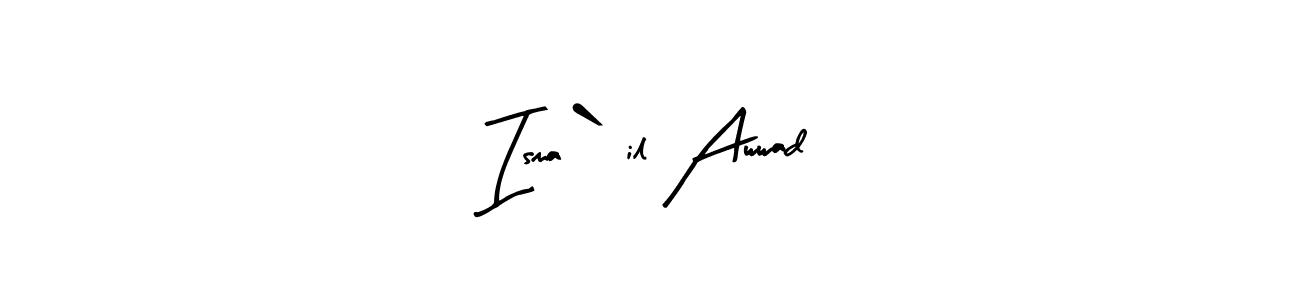 Similarly Arty Signature is the best handwritten signature design. Signature creator online .You can use it as an online autograph creator for name Isma`il Awwad. Isma`il Awwad signature style 8 images and pictures png