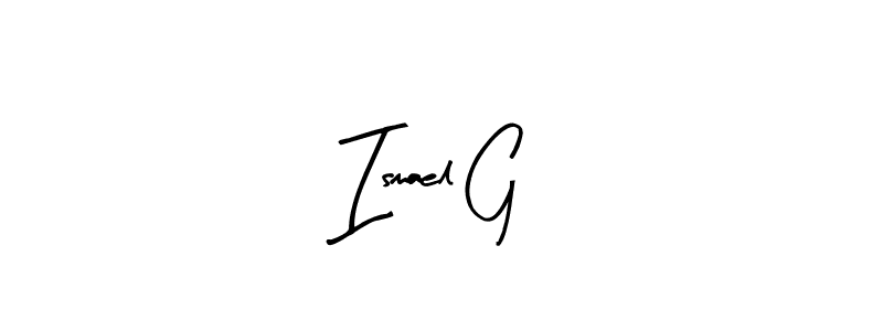 This is the best signature style for the Ismael G name. Also you like these signature font (Arty Signature). Mix name signature. Ismael G signature style 8 images and pictures png