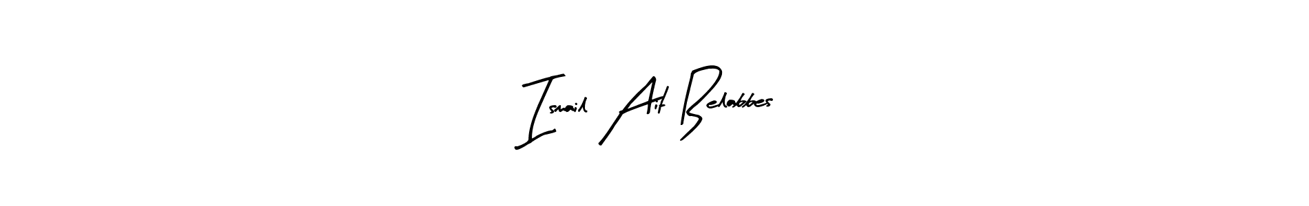 You should practise on your own different ways (Arty Signature) to write your name (Ismail Ait Belabbes) in signature. don't let someone else do it for you. Ismail Ait Belabbes signature style 8 images and pictures png