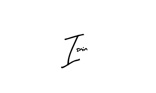Create a beautiful signature design for name Isnin. With this signature (Arty Signature) fonts, you can make a handwritten signature for free. Isnin signature style 8 images and pictures png