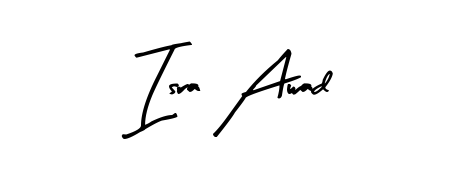Once you've used our free online signature maker to create your best signature Arty Signature style, it's time to enjoy signing your documents with Isra Awad name. Isra Awad signature style 8 images and pictures png