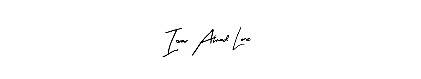 How to make Israr Ahmad Lone name signature. Use Arty Signature style for creating short signs online. This is the latest handwritten sign. Israr Ahmad Lone signature style 8 images and pictures png