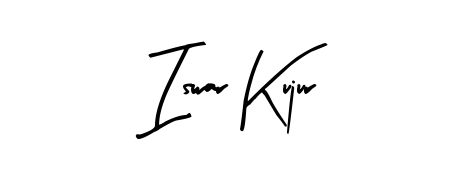 You can use this online signature creator to create a handwritten signature for the name Iswar Kujur. This is the best online autograph maker. Iswar Kujur signature style 8 images and pictures png