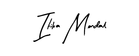 Discover how Itika Mondal looks in an executive cursive font (Arty Signature). Perfect for legal documents, invoices, and certificates. Itika Mondal signature style 8 images and pictures png