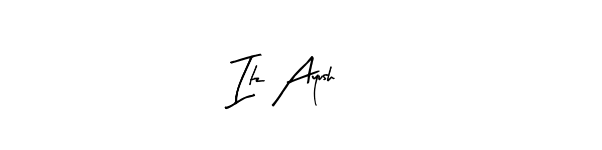 Use a signature maker to create a handwritten signature online. With this signature software, you can design (Arty Signature) your own signature for name Itz Ayush 08. Itz Ayush 08 signature style 8 images and pictures png