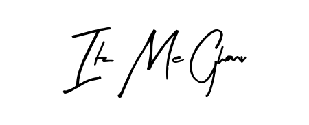 The Arty Signature handwriting style adds charm and authenticity to name Itz Me Ghanu. A wonderful choice for personal thank-you notes. Itz Me Ghanu signature style 8 images and pictures png
