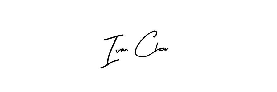 You should practise on your own different ways (Arty Signature) to write your name (Ivan Chew) in signature. don't let someone else do it for you. Ivan Chew signature style 8 images and pictures png