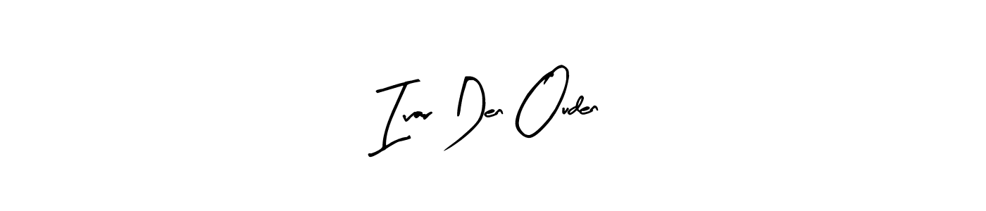 Use a signature maker to create a handwritten signature online. With this signature software, you can design (Arty Signature) your own signature for name Ivar Den Ouden. Ivar Den Ouden signature style 8 images and pictures png