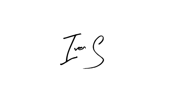 Make a beautiful signature design for name Iven S. Use this online signature maker to create a handwritten signature for free. Iven S signature style 8 images and pictures png