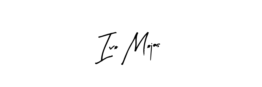 How to make Ivo Mojas name signature. Use Arty Signature style for creating short signs online. This is the latest handwritten sign. Ivo Mojas signature style 8 images and pictures png
