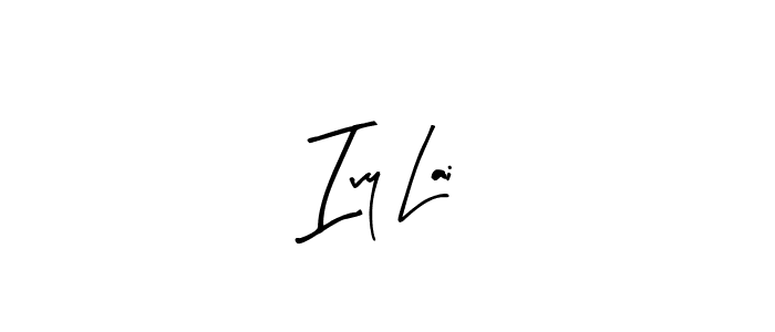 How to make Ivy Lai name signature. Use Arty Signature style for creating short signs online. This is the latest handwritten sign. Ivy Lai signature style 8 images and pictures png