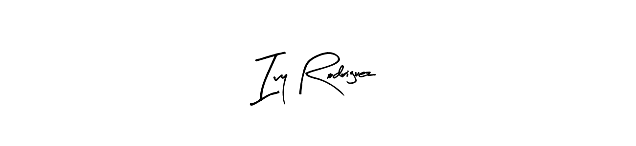 Create a beautiful signature design for name Ivy Rodriguez. With this signature (Arty Signature) fonts, you can make a handwritten signature for free. Ivy Rodriguez signature style 8 images and pictures png