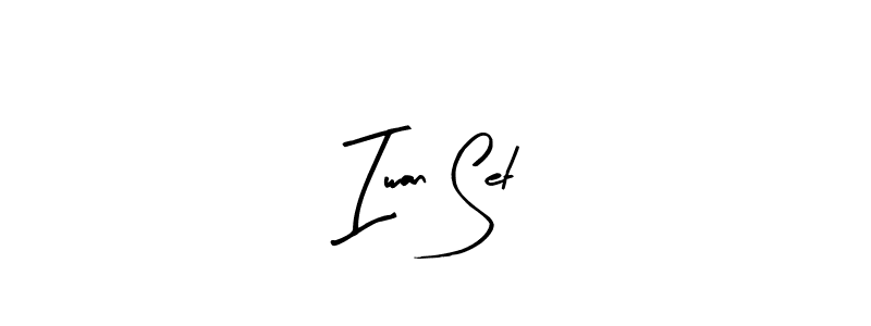 Similarly Arty Signature is the best handwritten signature design. Signature creator online .You can use it as an online autograph creator for name Iwan Set. Iwan Set signature style 8 images and pictures png
