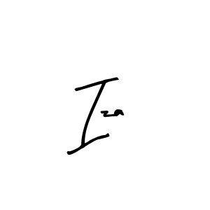 The best way (Arty Signature) to make a short signature is to pick only two or three words in your name. The name Iza include a total of six letters. For converting this name. Iza signature style 8 images and pictures png