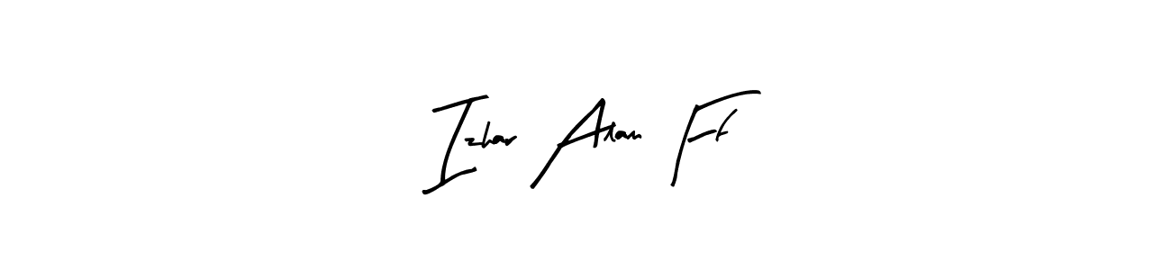How to make Izhar Alam Ff signature? Arty Signature is a professional autograph style. Create handwritten signature for Izhar Alam Ff name. Izhar Alam Ff signature style 8 images and pictures png