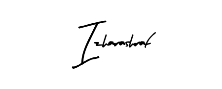 Elevate your brand with a stunning Izharashraf eSignature. The Arty Signature style provides a balanced, flowing aesthetic for everyday signing. Izharashraf signature style 8 images and pictures png