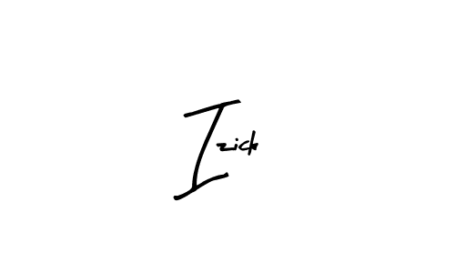 How to make Izick signature? Arty Signature is a professional autograph style. Create handwritten signature for Izick name. Izick signature style 8 images and pictures png