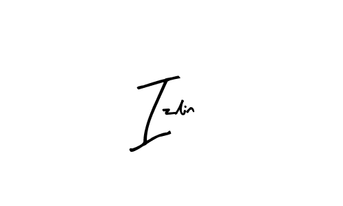 The best way (Arty Signature) to make a short signature is to pick only two or three words in your name. The name Izlin include a total of six letters. For converting this name. Izlin signature style 8 images and pictures png