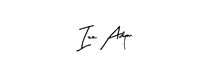 You can use this online signature creator to create a handwritten signature for the name Izz Adyan. This is the best online autograph maker. Izz Adyan signature style 8 images and pictures png