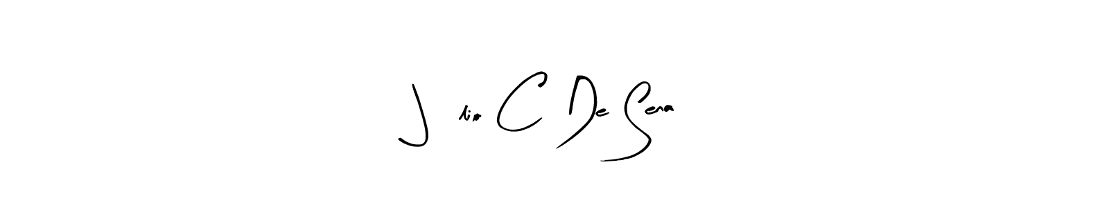 Create a beautiful signature design for name Júlio C De Sena. With this signature (Arty Signature) fonts, you can make a handwritten signature for free. Júlio C De Sena signature style 8 images and pictures png