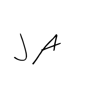 You should practise on your own different ways (Arty Signature) to write your name (J A) in signature. don't let someone else do it for you. J A signature style 8 images and pictures png