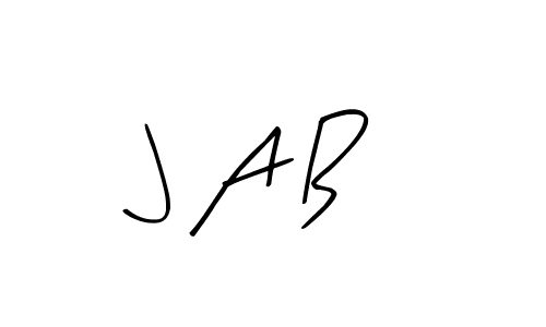 J A B stylish signature style. Best Handwritten Sign (Arty Signature) for my name. Handwritten Signature Collection Ideas for my name J A B. J A B signature style 8 images and pictures png