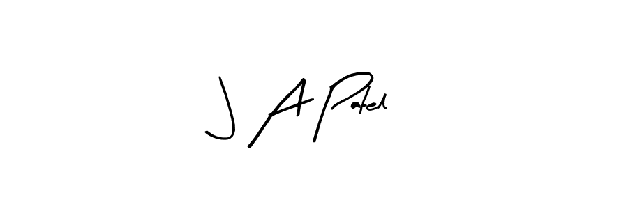 Design your own signature with our free online signature maker. With this signature software, you can create a handwritten (Arty Signature) signature for name J A Patel. J A Patel signature style 8 images and pictures png