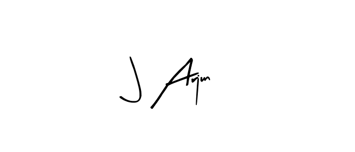 Make a beautiful signature design for name J Arjun. With this signature (Arty Signature) style, you can create a handwritten signature for free. J Arjun signature style 8 images and pictures png