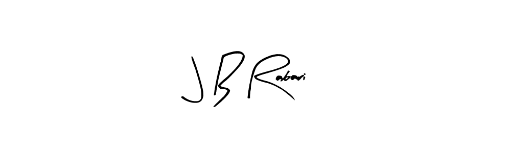 You should practise on your own different ways (Arty Signature) to write your name (J B Rabari) in signature. don't let someone else do it for you. J B Rabari signature style 8 images and pictures png