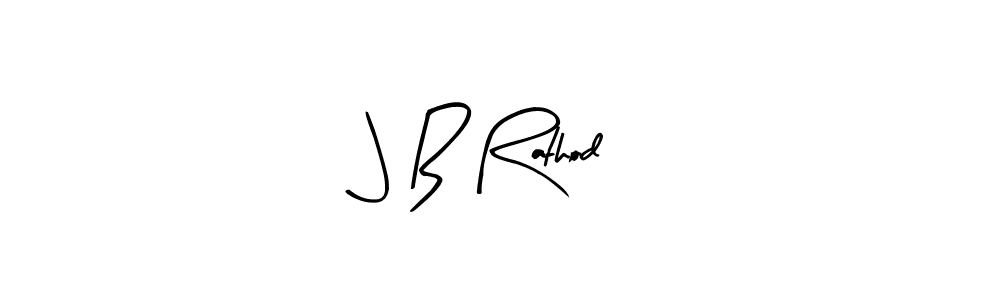 Here are the top 10 professional signature styles for the name J B Rathod. These are the best autograph styles you can use for your name. J B Rathod signature style 8 images and pictures png