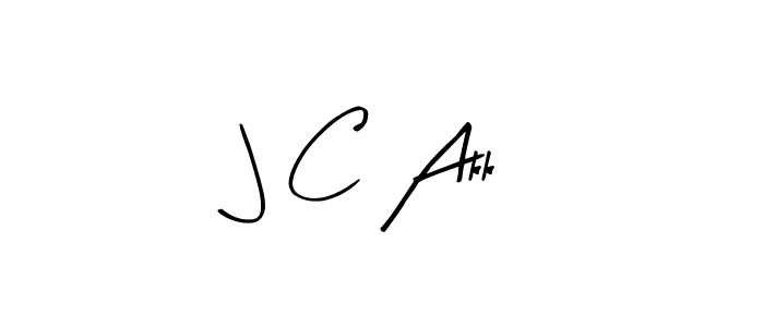 Also we have J C Akk name is the best signature style. Create professional handwritten signature collection using Arty Signature autograph style. J C Akk signature style 8 images and pictures png