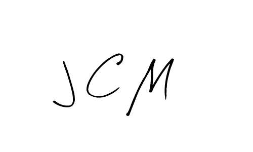 Make a beautiful signature design for name J C M. With this signature (Arty Signature) style, you can create a handwritten signature for free. J C M signature style 8 images and pictures png
