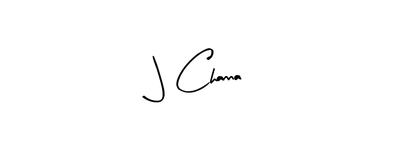 Create a beautiful signature design for name J Channa. With this signature (Arty Signature) fonts, you can make a handwritten signature for free. J Channa signature style 8 images and pictures png