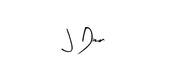 Create a beautiful signature design for name J Dizon. With this signature (Arty Signature) fonts, you can make a handwritten signature for free. J Dizon signature style 8 images and pictures png