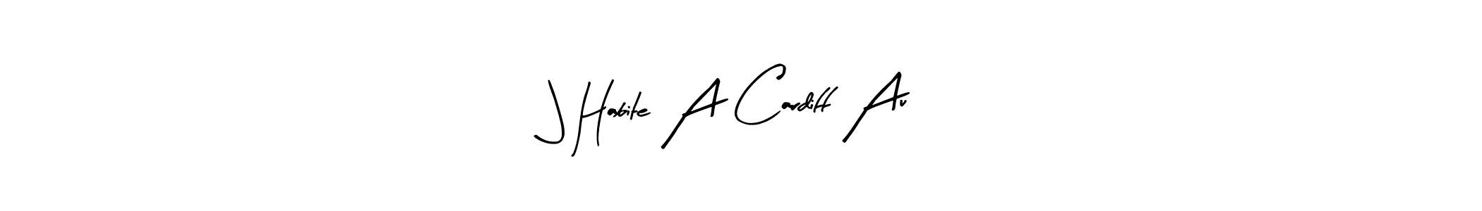 How to make J Habite A Cardiff Au signature? Arty Signature is a professional autograph style. Create handwritten signature for J Habite A Cardiff Au name. J Habite A Cardiff Au signature style 8 images and pictures png