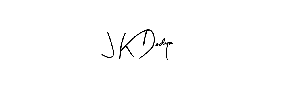 Design your own signature with our free online signature maker. With this signature software, you can create a handwritten (Arty Signature) signature for name J K Dodiya. J K Dodiya signature style 8 images and pictures png