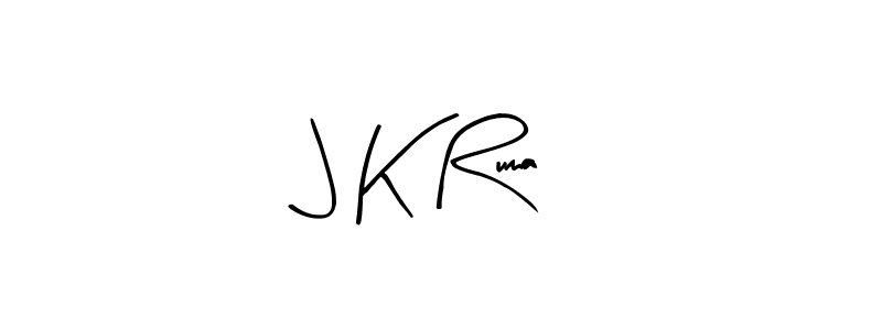 J K Ruma stylish signature style. Best Handwritten Sign (Arty Signature) for my name. Handwritten Signature Collection Ideas for my name J K Ruma. J K Ruma signature style 8 images and pictures png