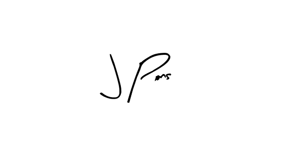 How to make J Pons signature? Arty Signature is a professional autograph style. Create handwritten signature for J Pons name. J Pons signature style 8 images and pictures png