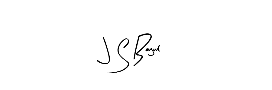 Make a beautiful signature design for name J S Bagul. With this signature (Arty Signature) style, you can create a handwritten signature for free. J S Bagul signature style 8 images and pictures png